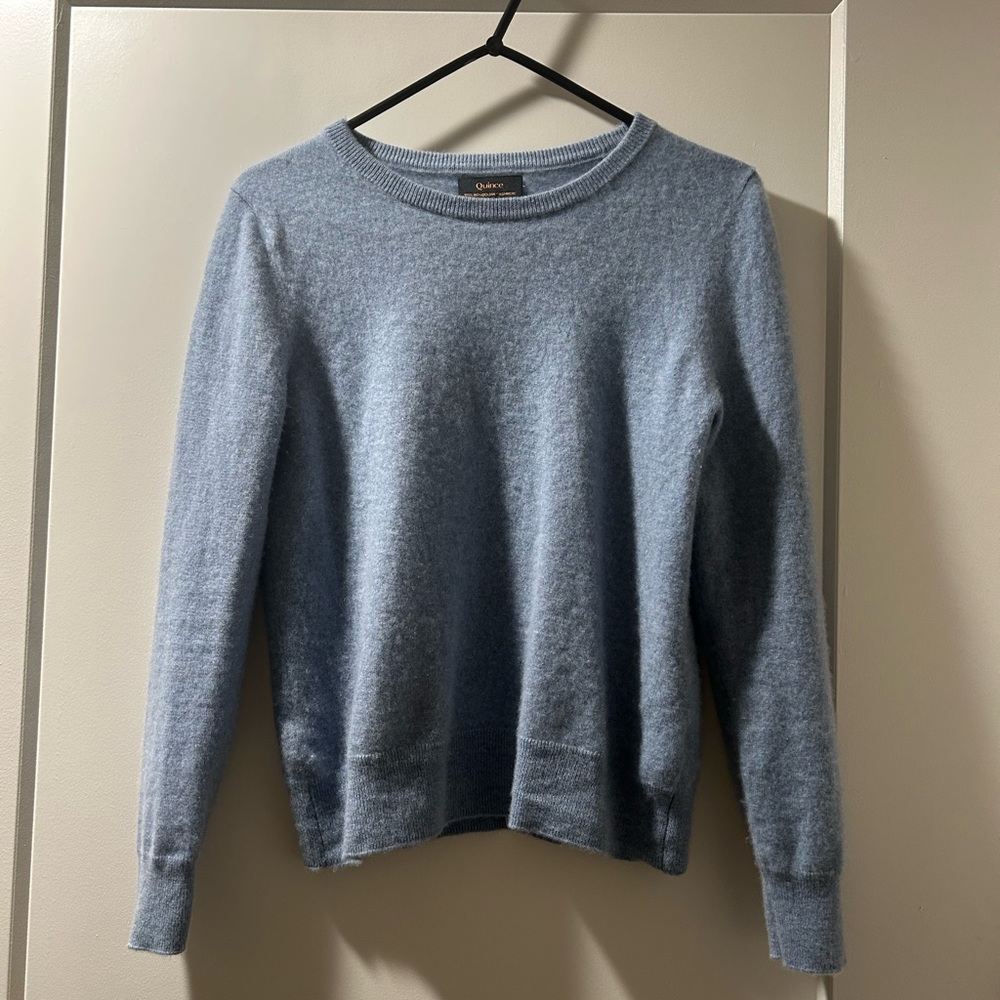 Blue Cashmere Sweater